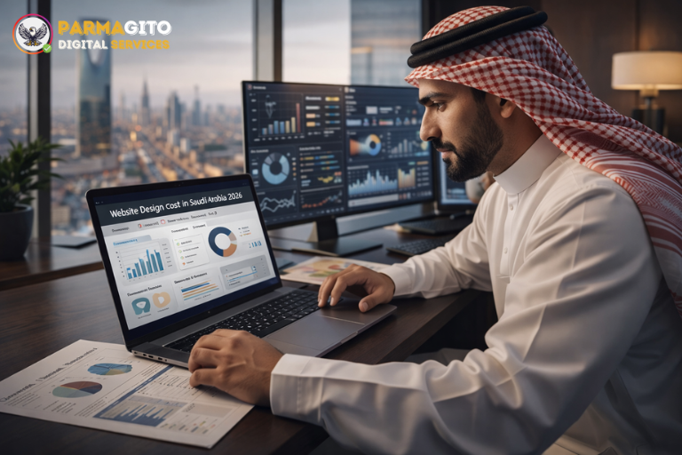 تحليل تكلفة تصميم المواقع في السعودية 2026 مع تخطيط الأعمال