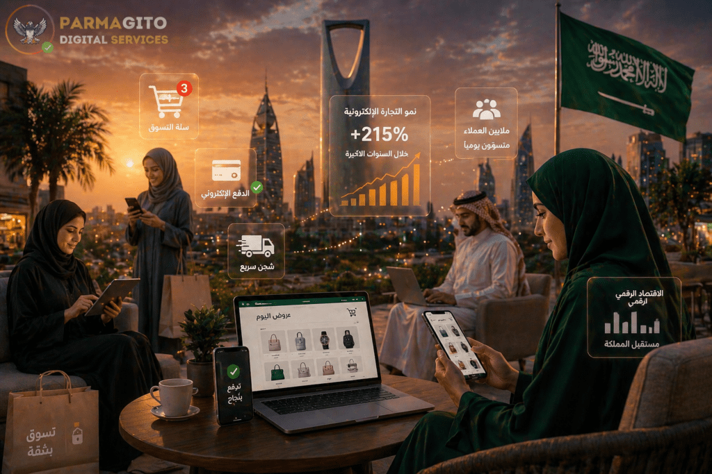 نمو سلوك التسوق عبر الإنترنت في السعودية