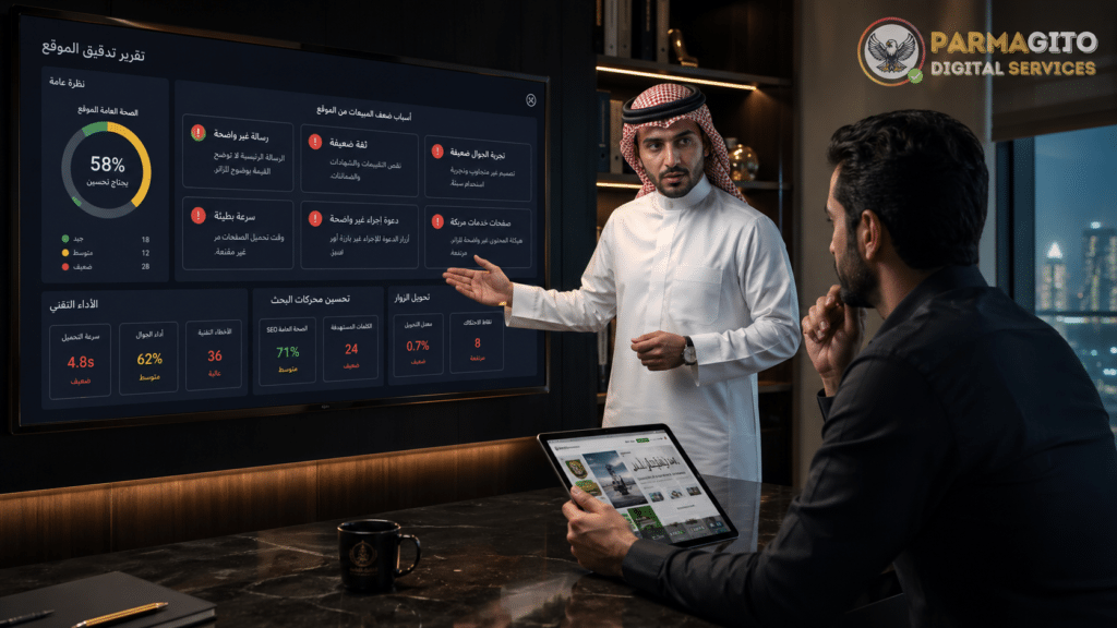 خبير رقمي يشرح أسباب عدم تحقيق الموقع للمبيعات