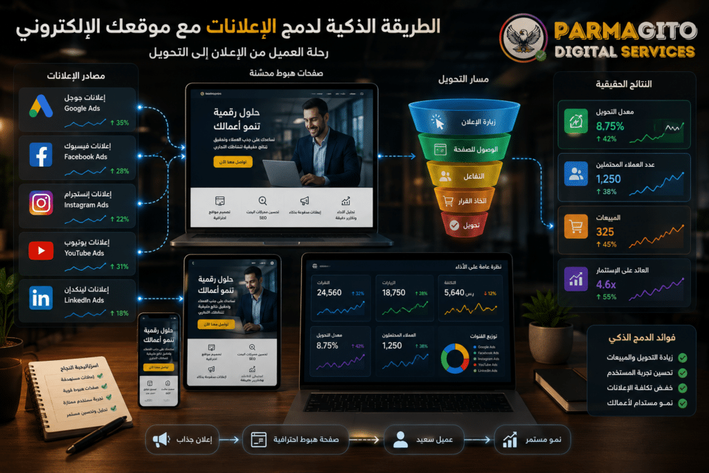 أنواع مختلفة من الشركات تستخدم المواقع والإعلانات بطرق مختلفة