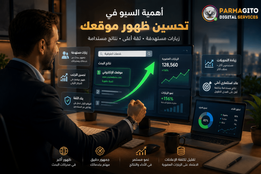 السيو يحسن ظهور الموقع ويزيد الزيارات العضوية