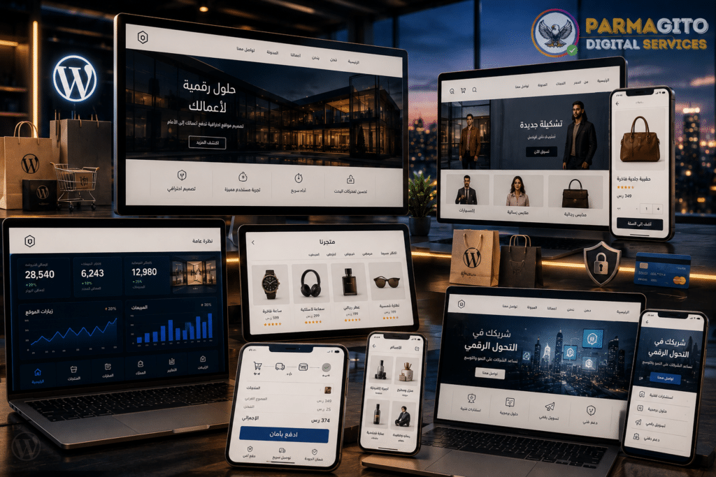شركات ومتاجر إلكترونية حديثة تستخدم مواقع ووردبريس