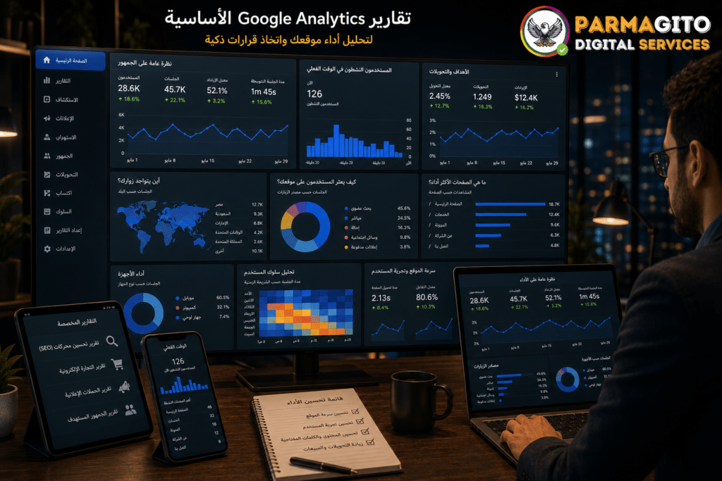 استخدام بيانات Google Analytics لتحسين أداء الموقع الإلكتروني