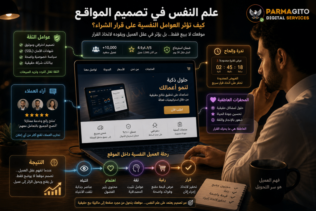 محفزات نفسية تؤثر على قرار المستخدم