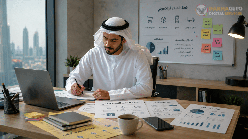 التخطيط الاستراتيجي قبل إطلاق متجر إلكتروني ناجح