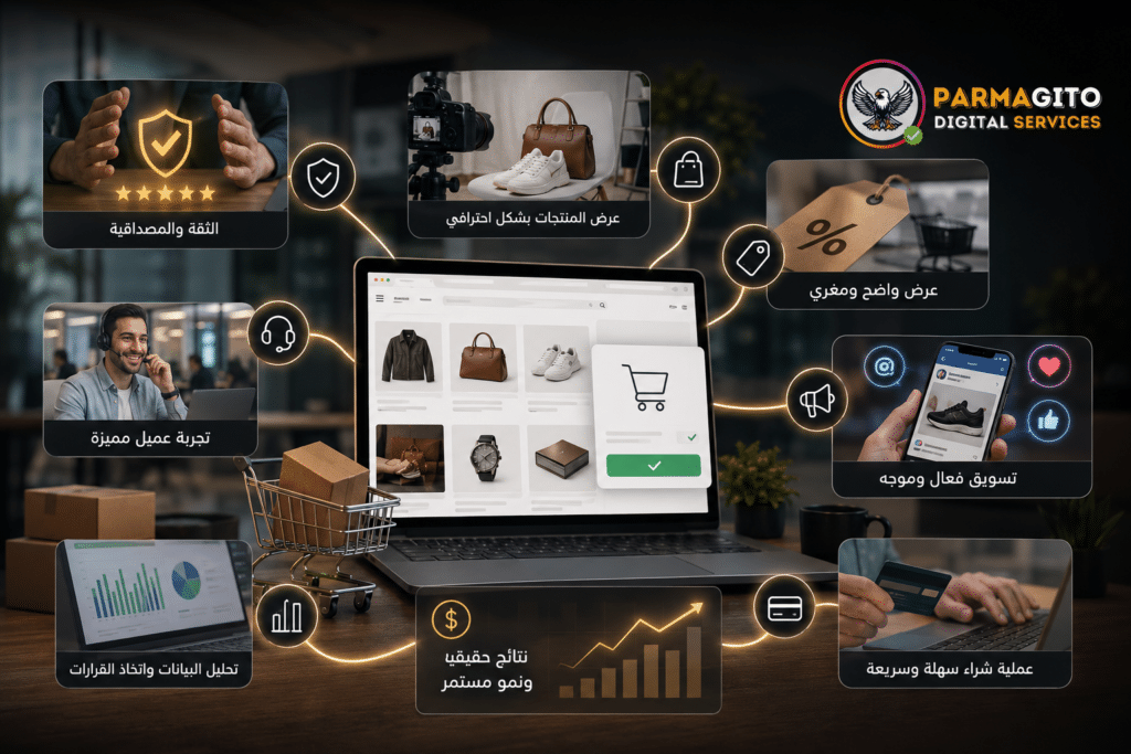 العوامل التي تجعل المتجر الإلكتروني يحقق مبيعات حقيقية