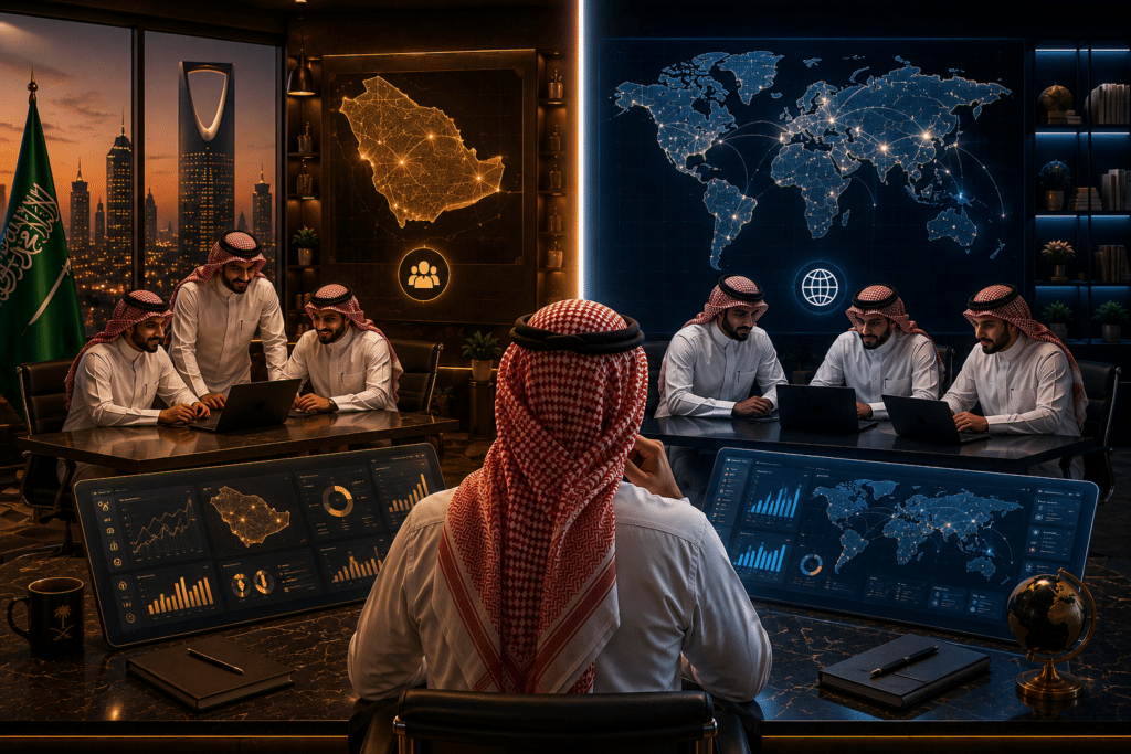 اجتماع استشاري قبل التعاقد مع شركة تصميم مواقع