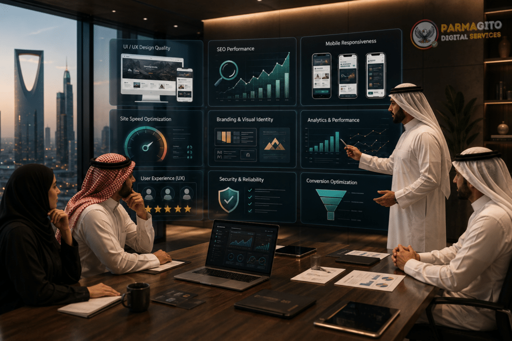 معايير احترافية لاختيار شركة تصميم مواقع