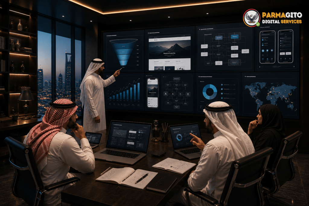 وكالة تصميم مواقع احترافية تبني تجارب رقمية عالية التحويل
